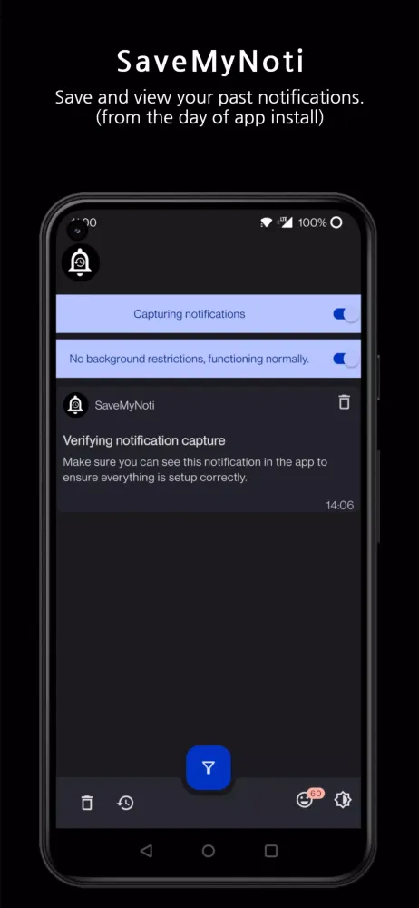 Capturas de pantalla de Save Notification History Log