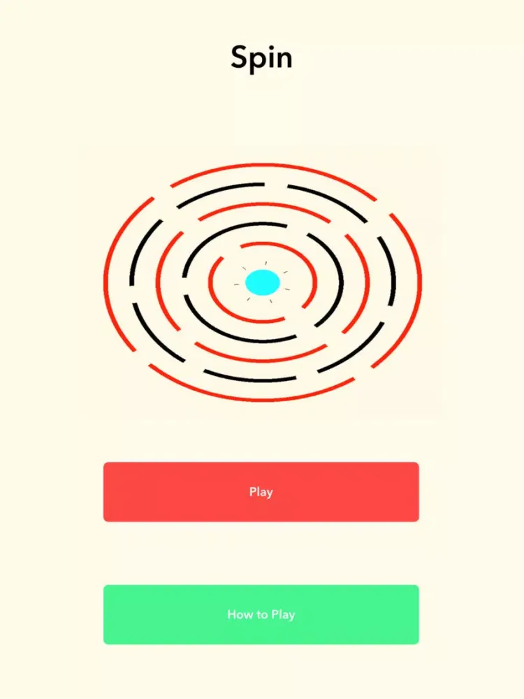 Spin: Ball through the Rings iPad  Screenshots