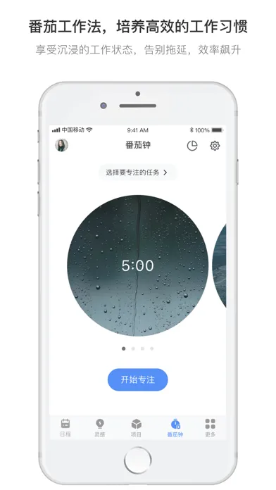 Capturas de tela do 日事清-管理日程和工作计划的效率工具