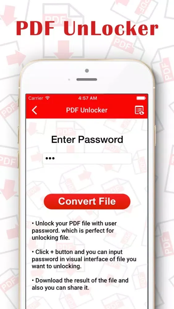 PDF Unlocker Screenshots