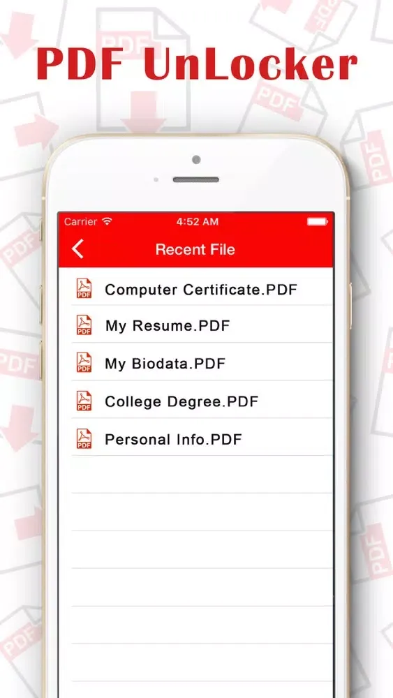 PDF Unlocker Screenshots