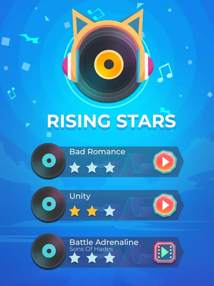 Zrzuty ekranu Rising Stars - Music Game iPad 