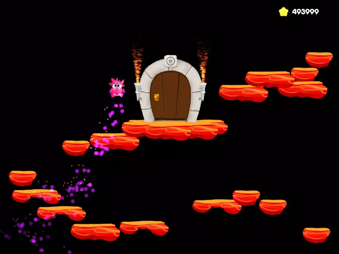 Dragonlings - Baby Dragon Jump Adventure iPad 应用截图