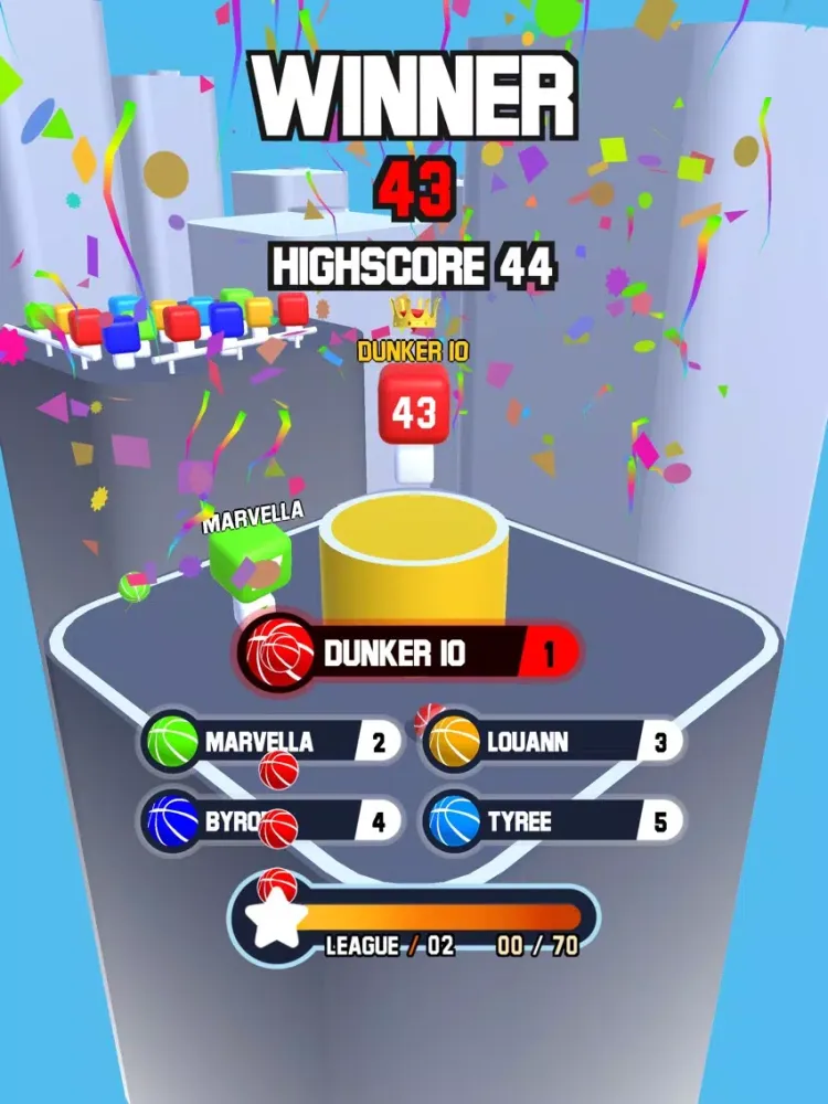 Ảnh chụp màn hình của Dunker.io iPad 