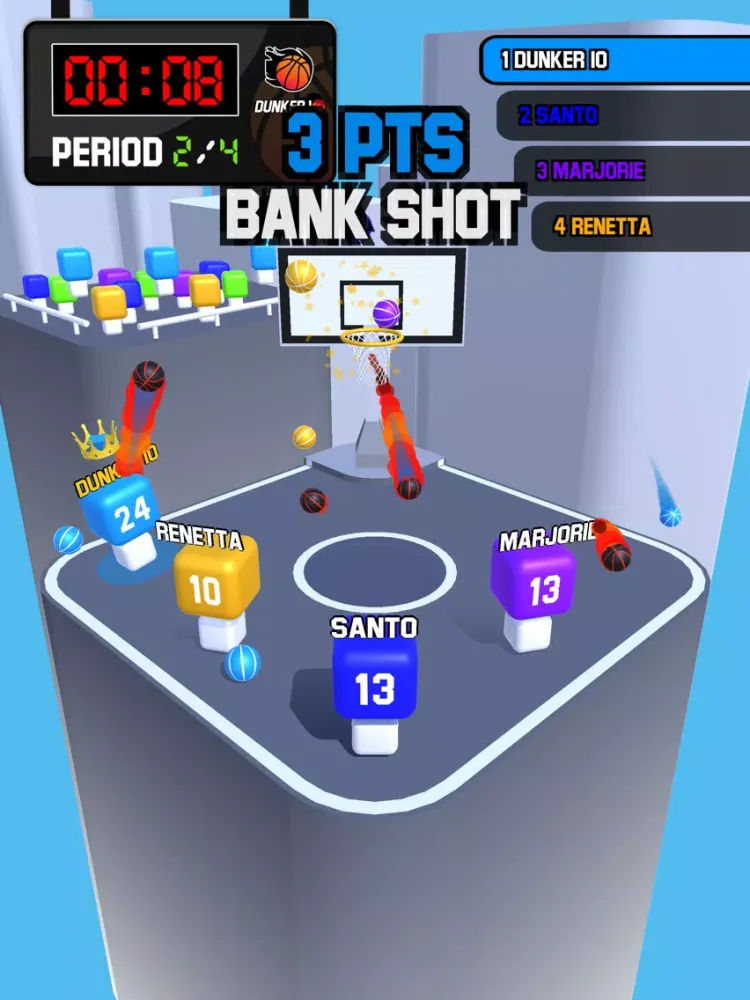 Скриншоты Dunker.io - Basketball Game iPad 