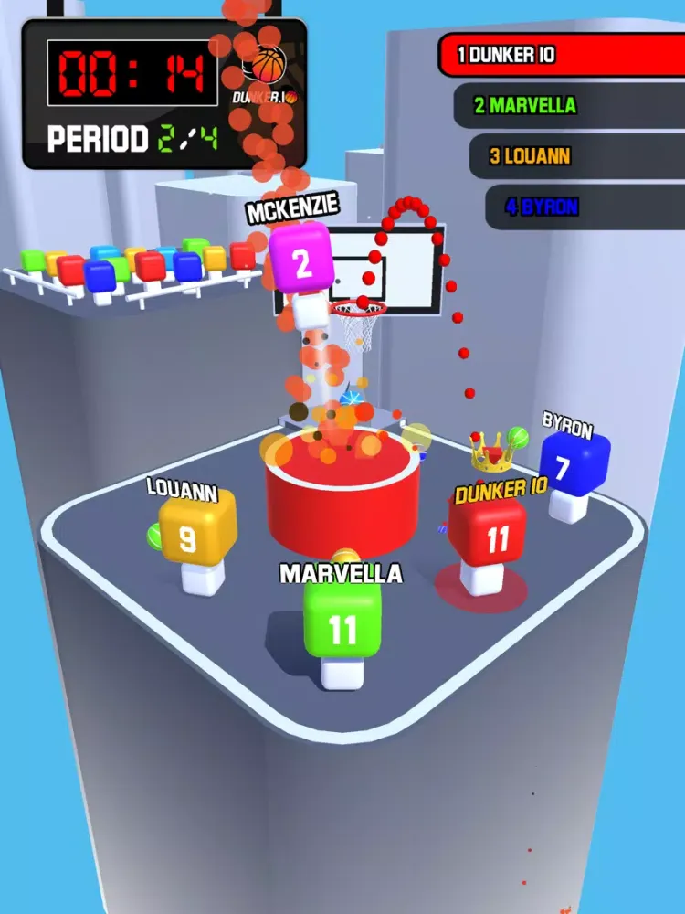 Скриншоты Dunker.io - Basketball Game iPad 