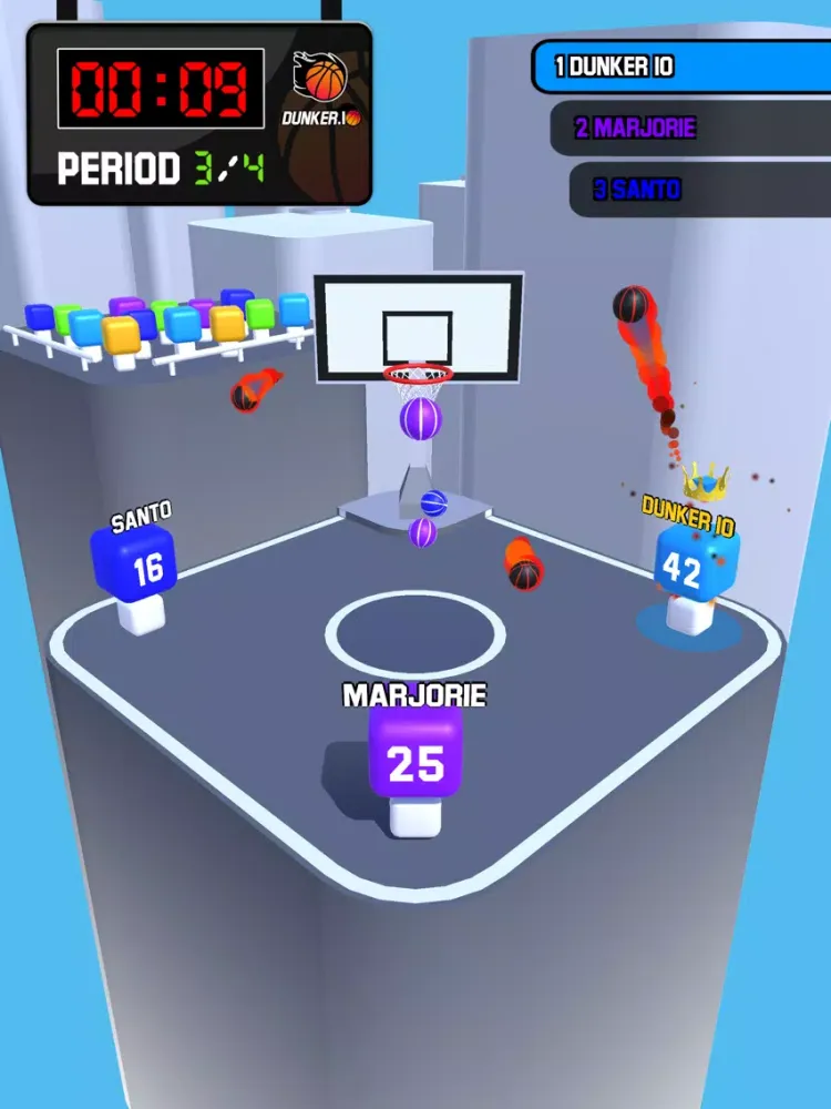 Скриншоты Dunker.io - Basketball Game iPad 