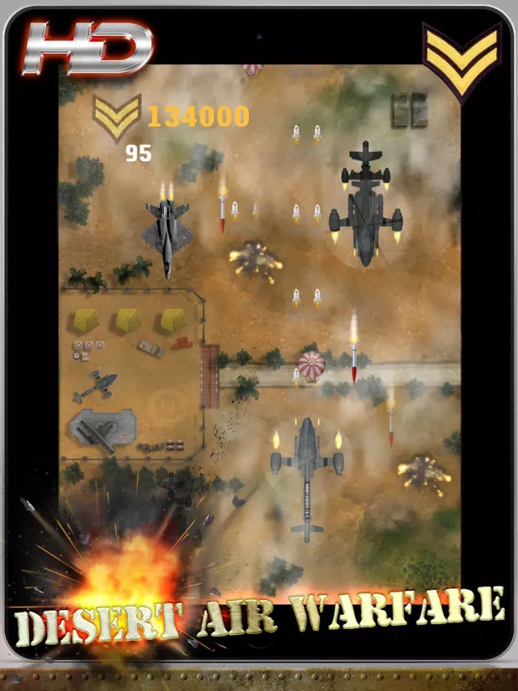 Air Command Special Ops Run - Desert Rush War Edition iPad  Screenshots