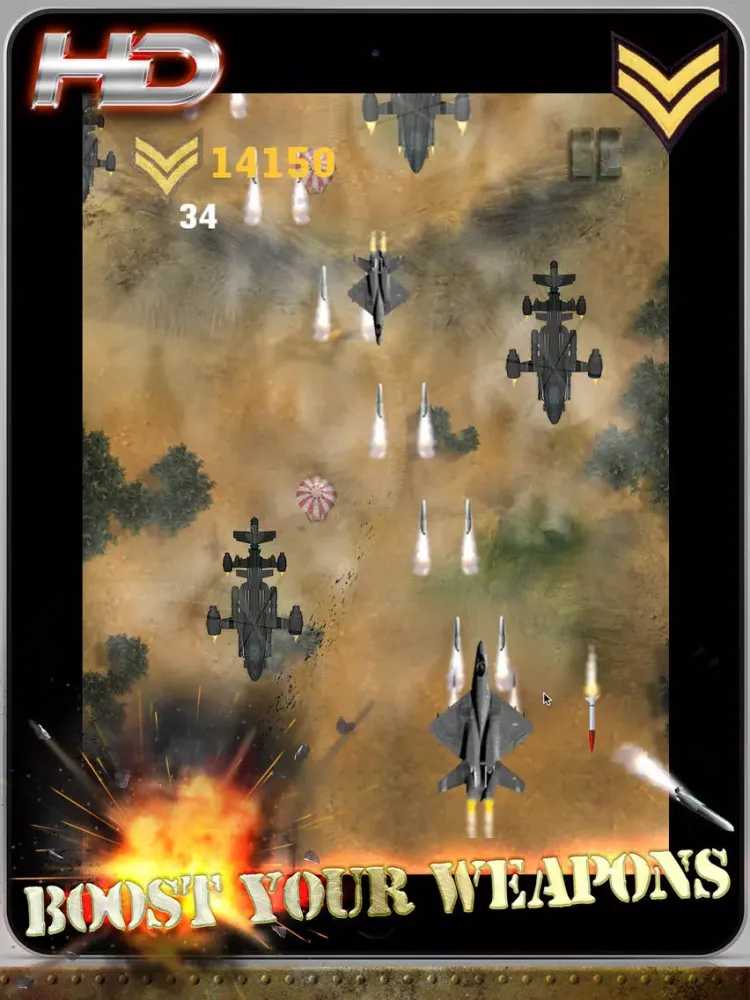 Air Command Special Ops Run - Desert Rush War Edition iPad  Screenshots