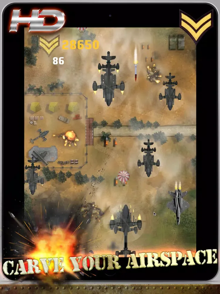 Air Command Special Ops Run - Desert Rush War Edition iPad  Screenshots