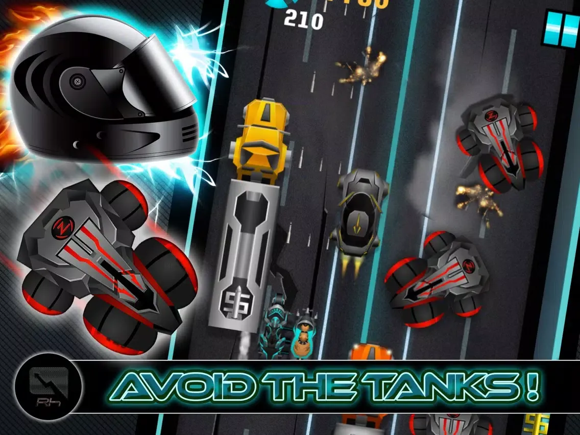 Alien Vs Knight Speed Racer Pro - A Bike Race Through Clash City iPad  Ekran Görüntüleri