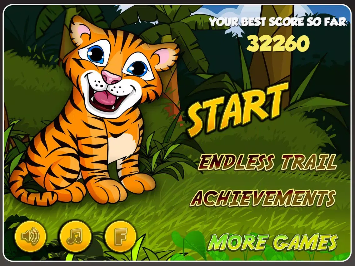 Baby Tiger Tigs - Little Jungle Zoo Pet Cub Tap and Bounce Story Pro iPad  Screenshots