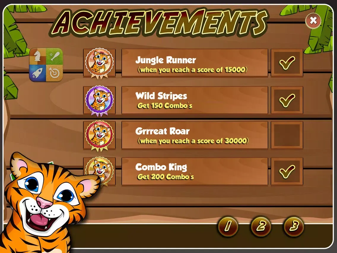 Baby Tiger Tigs - Little Jungle Zoo Pet Cub Tap and Bounce Story Pro iPad  Screenshots