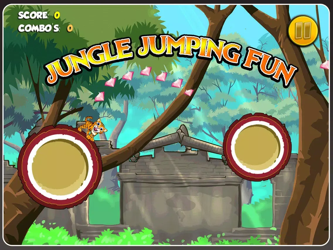 Baby Tiger Tigs - Little Jungle Zoo Pet Cub Tap and Bounce Story Pro iPad  Screenshots