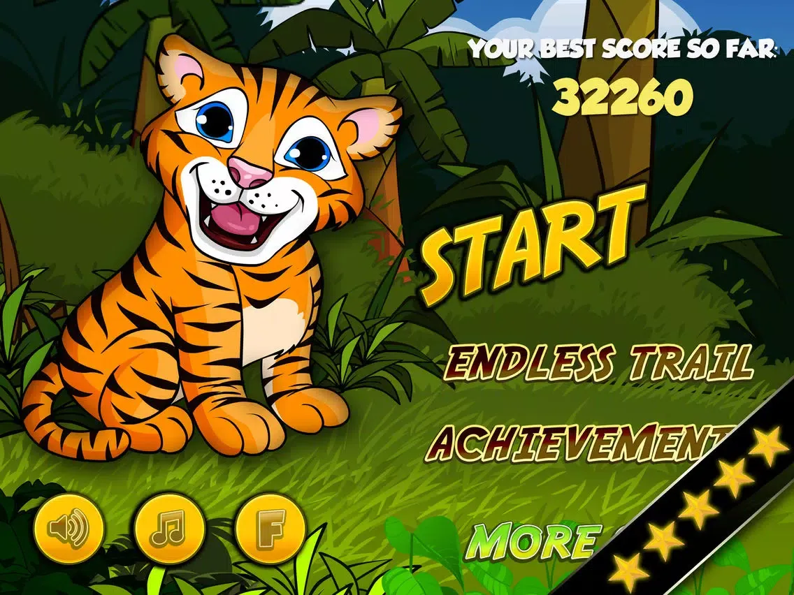 Baby Bengal Tiger Cub’s Fun Run in the Forest for Cool Kids and Youngsters iPad  Screenshots