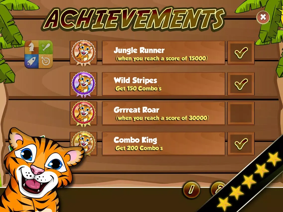 Baby Bengal Tiger Cub’s Fun Run in the Forest for Cool Kids and Youngsters iPad  Screenshots