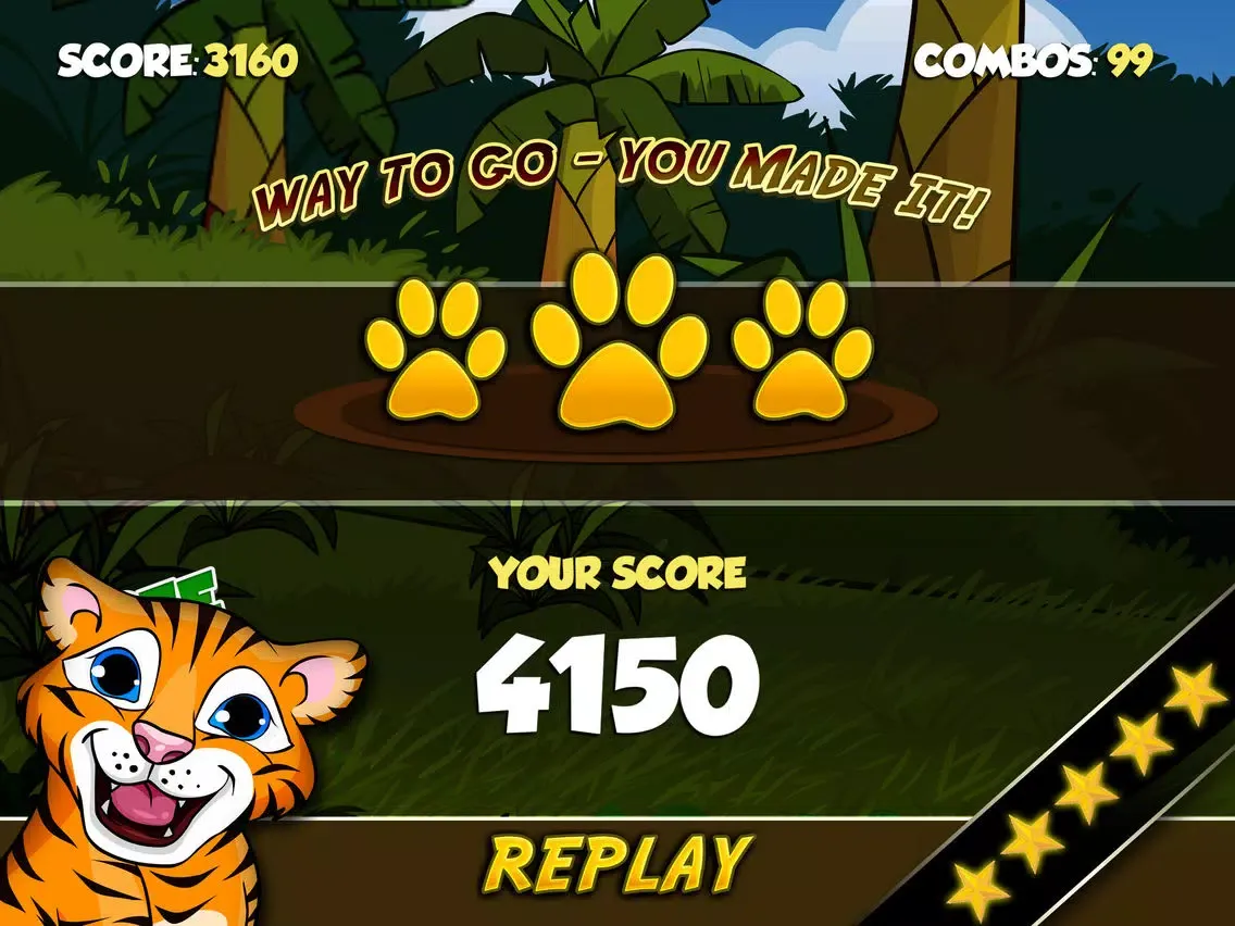 Baby Bengal Tiger Cub’s Fun Run in the Forest for Cool Kids and Youngsters iPad  Screenshots