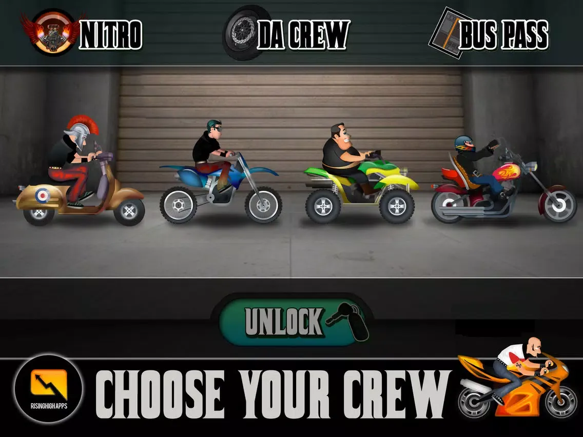 Bike Squad - Realtime Motorbike Multiplayer Pro Edition iPad  Screenshots