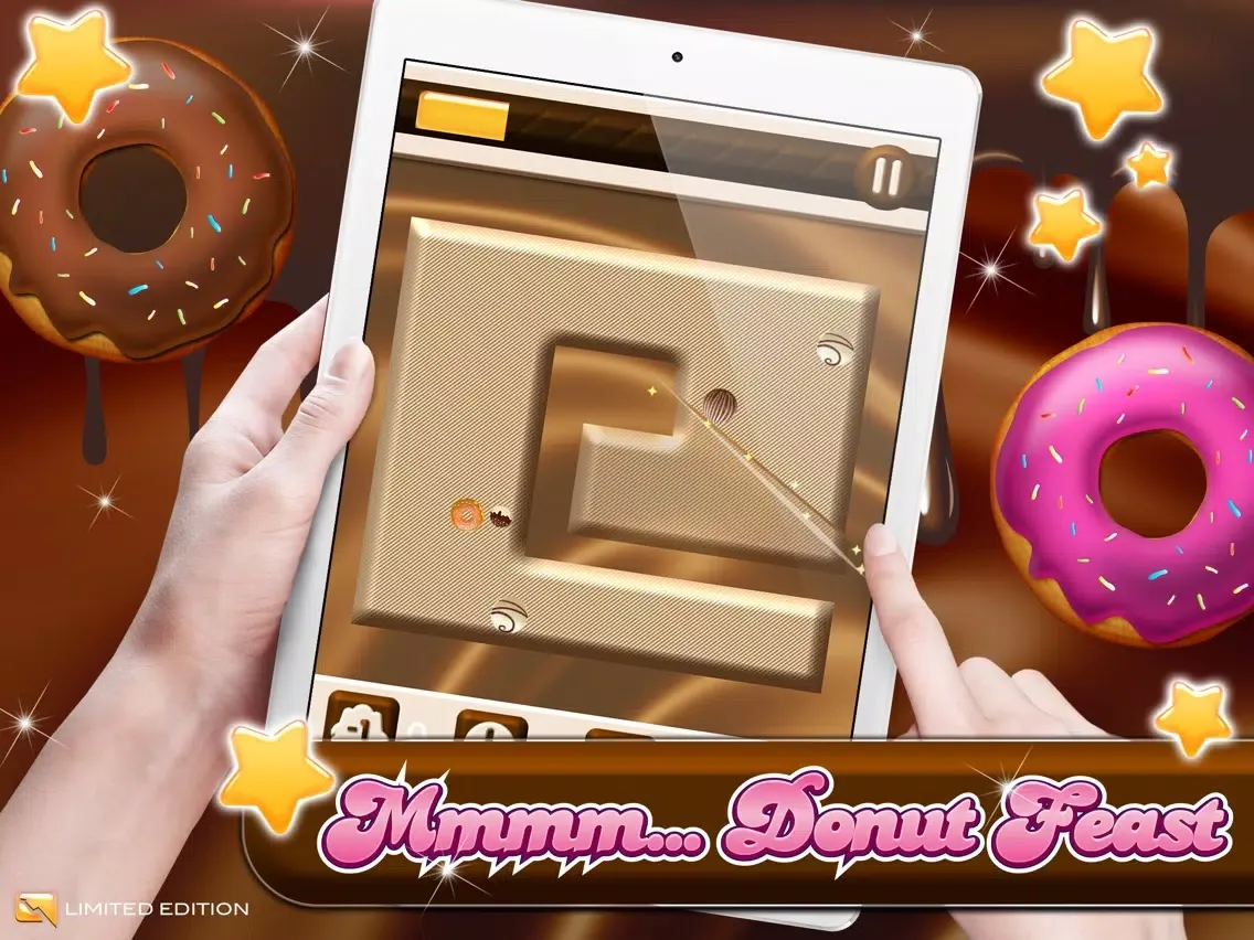 Скриншоты A Sweet Choco-late Donut Slash The Candy Blocks Pro iPad 