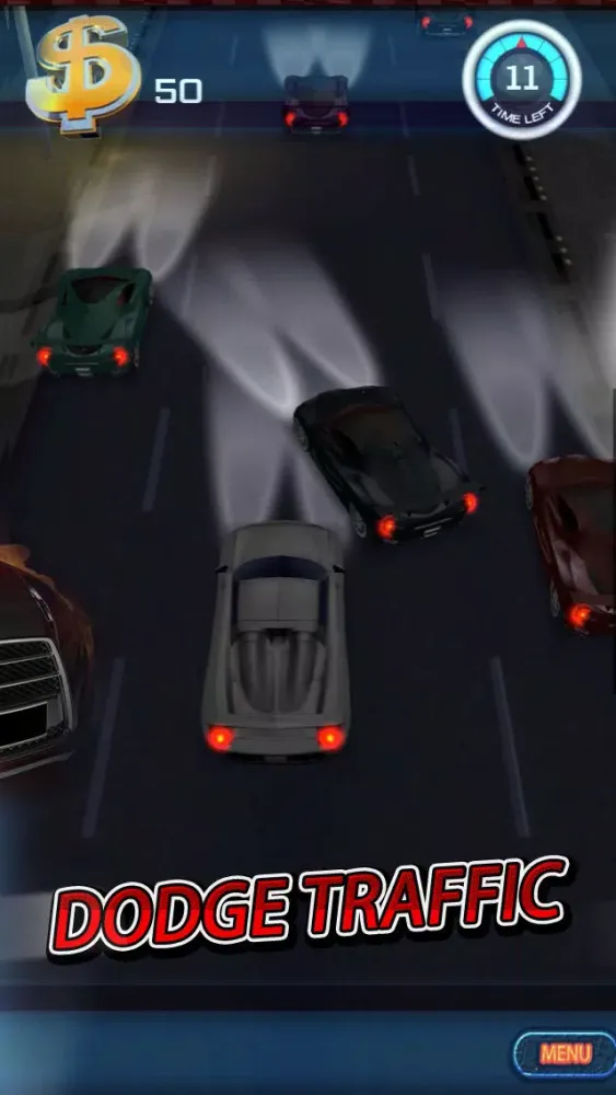 A Midnight Racer Pro - Top High Speed Car Racing Game スクリーンショット