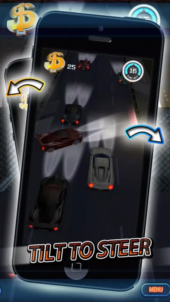 A Midnight Racer Pro - Top High Speed Car Racing Game スクリーンショット