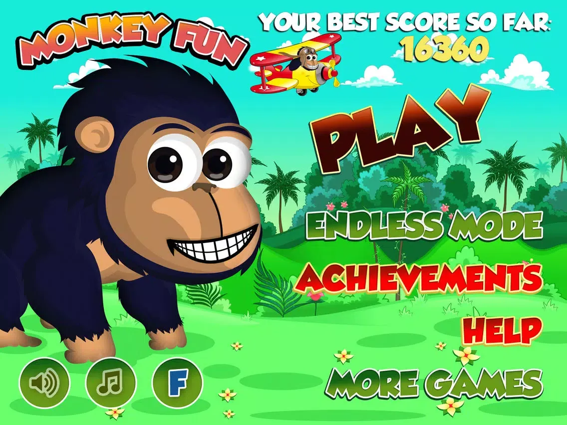 Super Swinging King Chimp’s Jungle Monkey Jump iPad  Ekran Görüntüleri