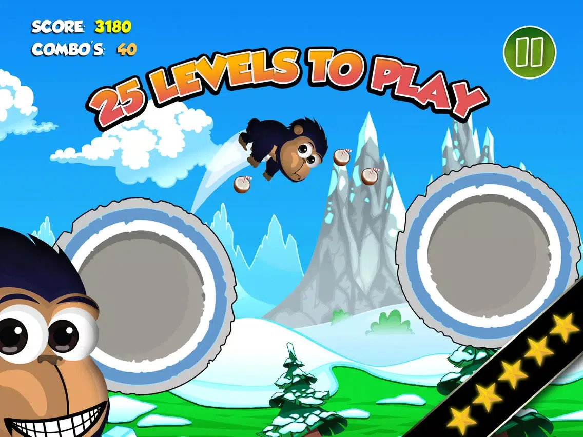 Super Swinging King Chimp’s Jungle Monkey Jump iPad  Ekran Görüntüleri