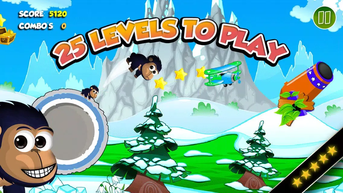 Super Swinging King Chimp’s Jungle Monkey Jump Ekran Görüntüleri