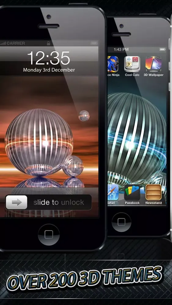 Скриншоты 3D Themer FREE HD - Retina Wallpaper, Themes and Backgrounds for IOS 7