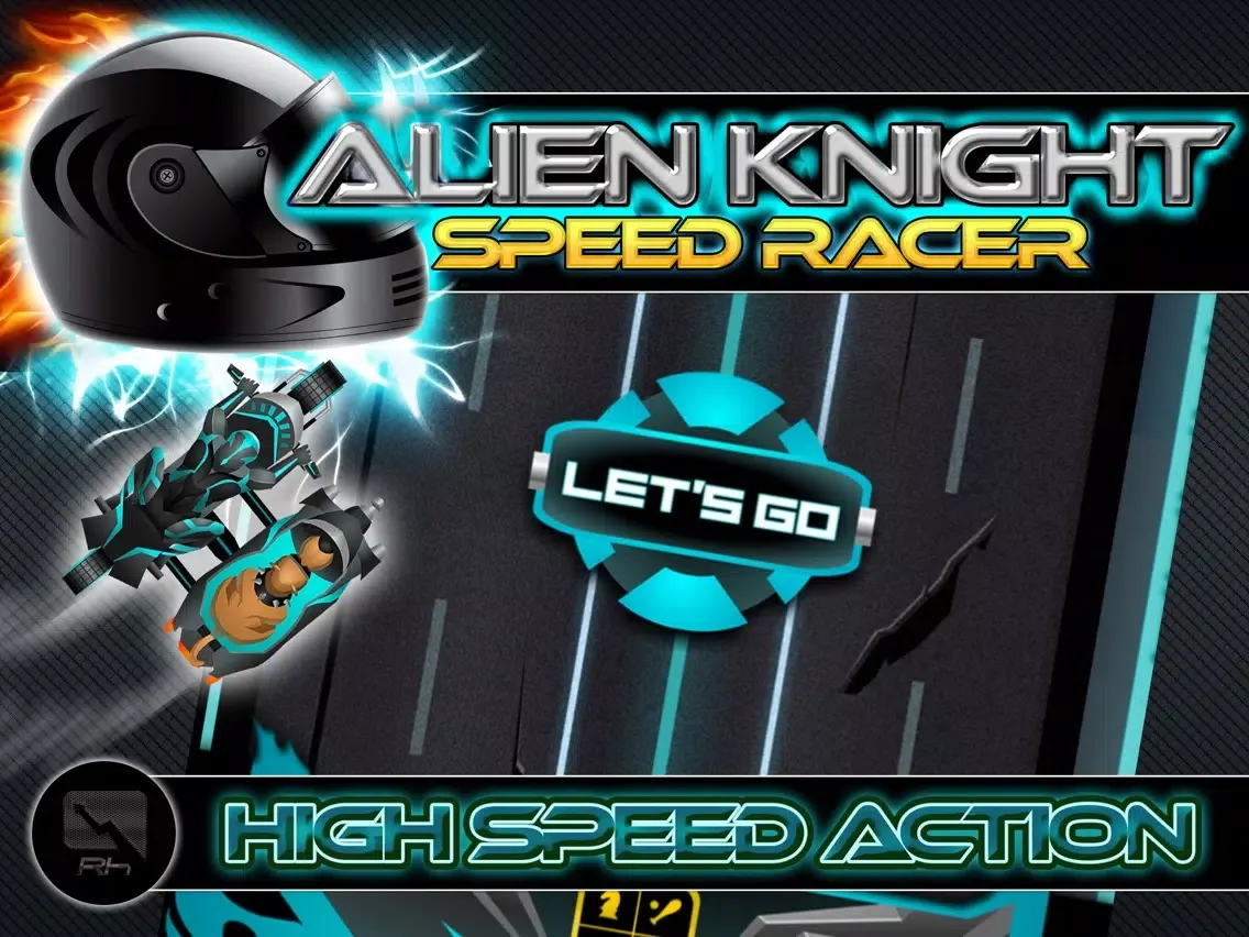 Alien Knight Speed Racer - Motor Bike Clash City Run Edition iPad  스크린샷