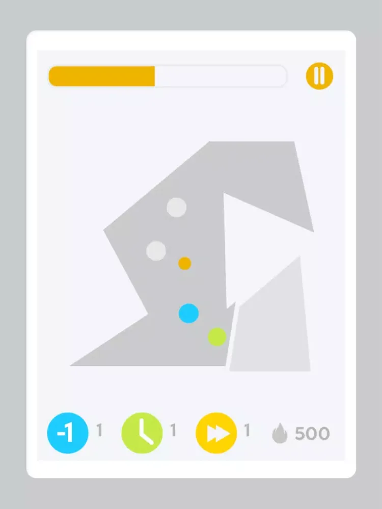 Captures d'écran de Cut the Dot: Impossible Ballgame iPad 