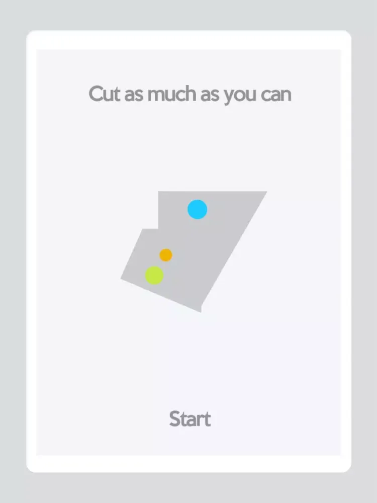 Captures d'écran de Cut the Dot: Impossible Ballgame iPad 