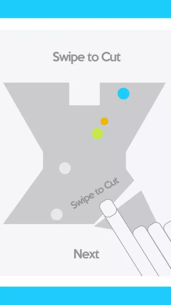 Captures d'écran de Cut the Dot: Impossible Ballgame