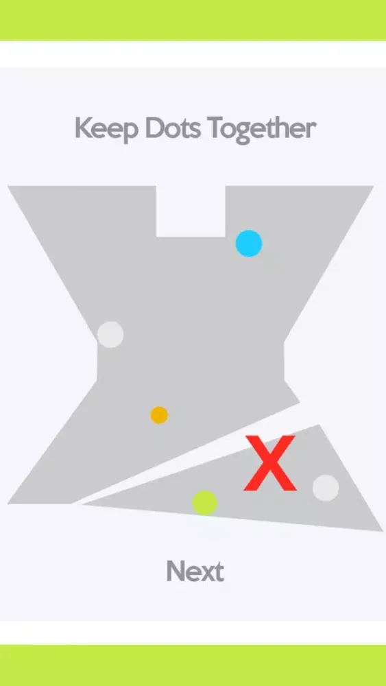 Captures d'écran de Cut the Dot: Impossible Ballgame