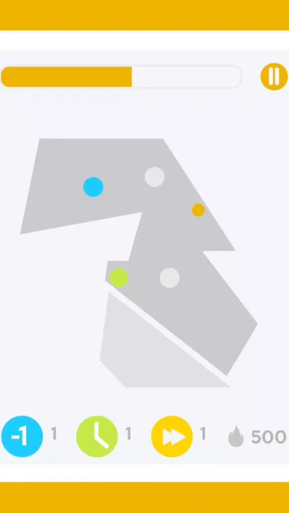Captures d'écran de Cut the Dot: Impossible Ballgame