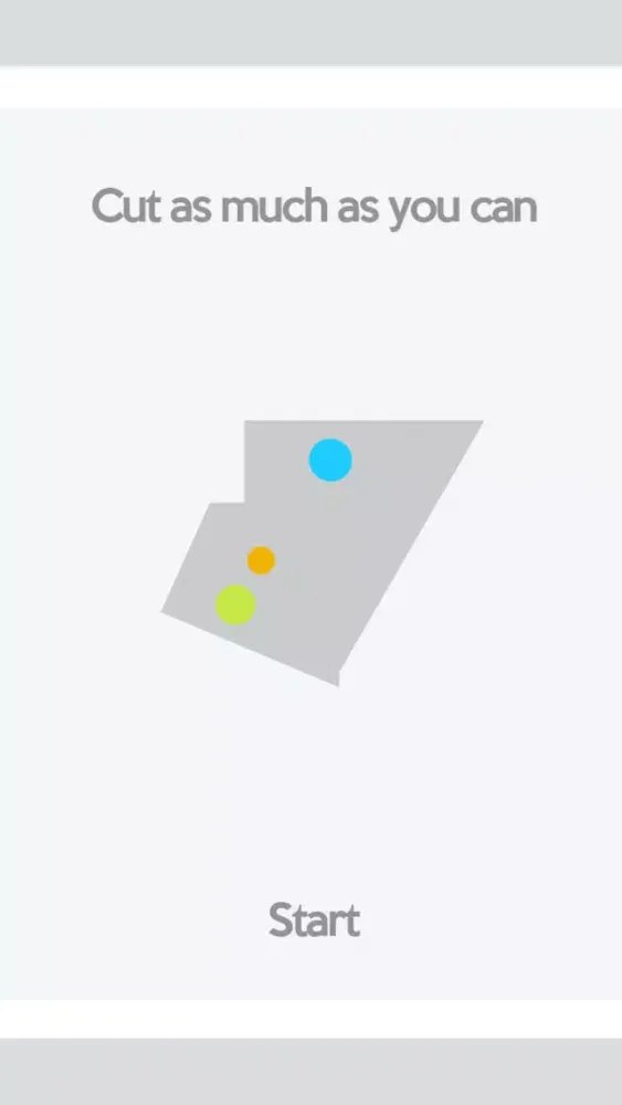 Captures d'écran de Cut the Dot: Impossible Ballgame