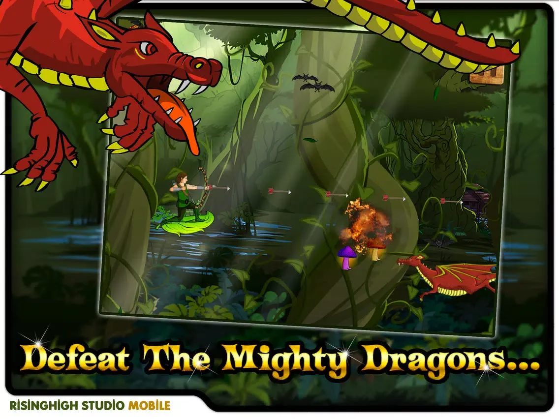 Ảnh chụp màn hình của Forest Avengers Vs Epic Dragons Free iPad 