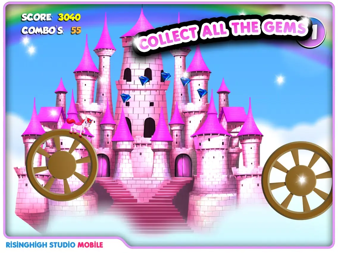 Captures d'écran de Baby Pegasus in the Rainbow Unicorn Twilight Kingdom iPad 