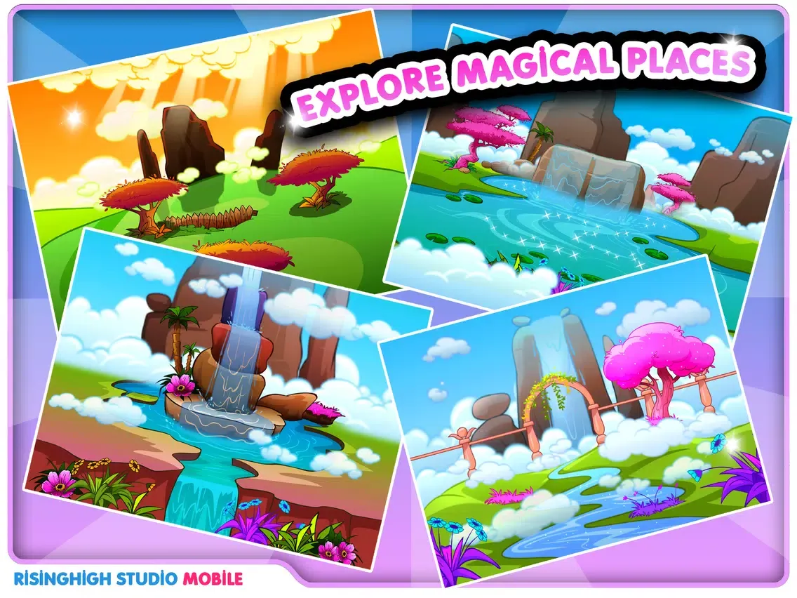 Captures d'écran de Baby Pegasus in the Rainbow Unicorn Twilight Kingdom iPad 