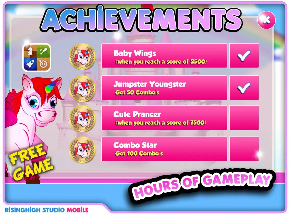 Captures d'écran de Baby Pegasus in the Rainbow Unicorn Twilight Kingdom iPad 