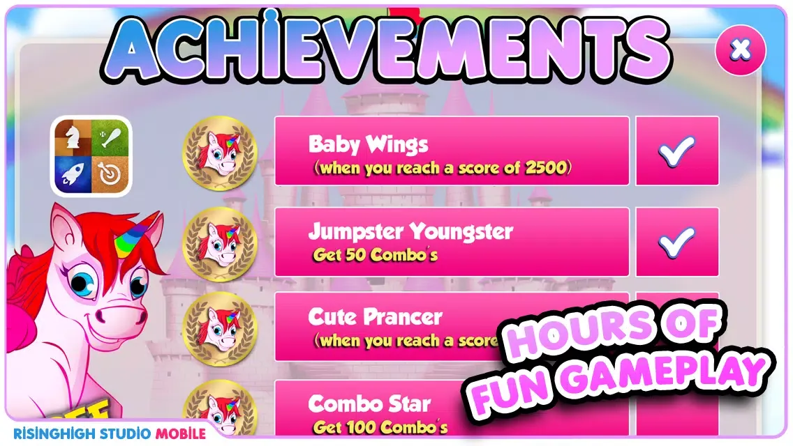 Captures d'écran de Baby Pegasus in the Rainbow Unicorn Twilight Kingdom