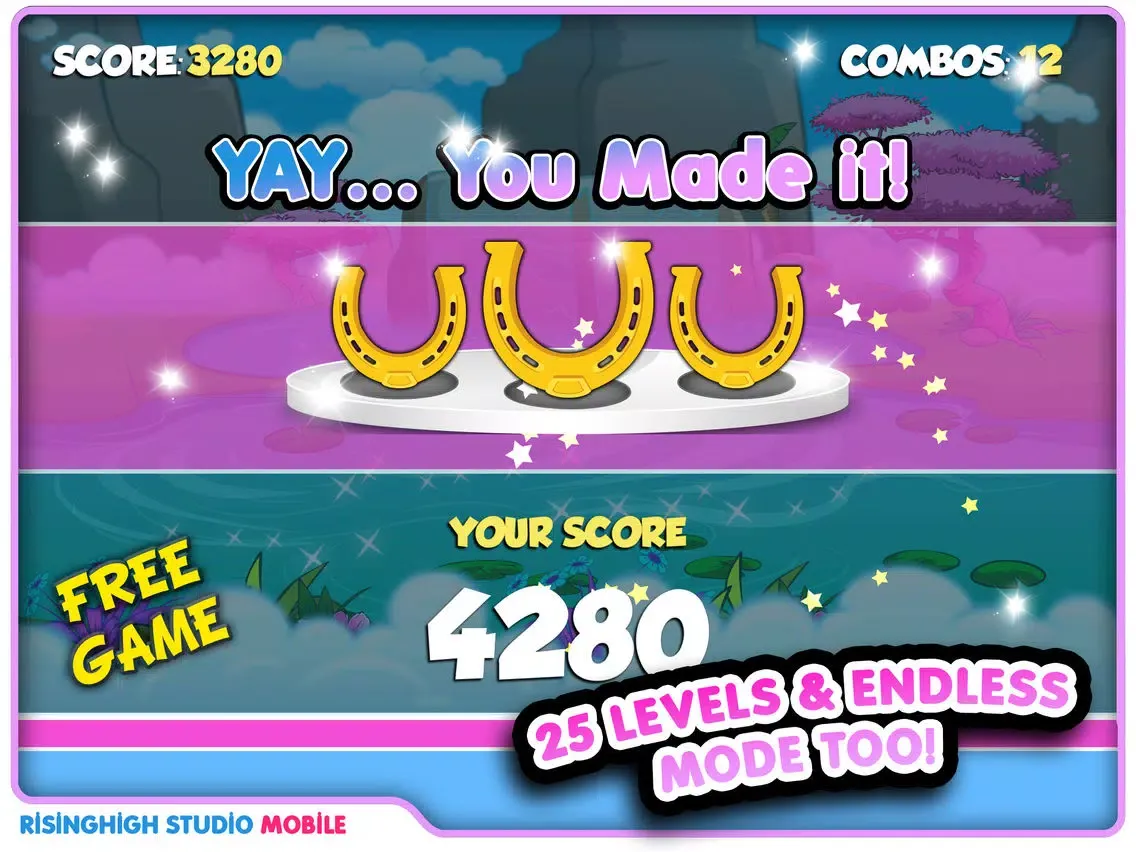 Capturas de tela do A Little Magic Unicorn Pro - The Kingdom of Hearts Fairytale Journey iPad 
