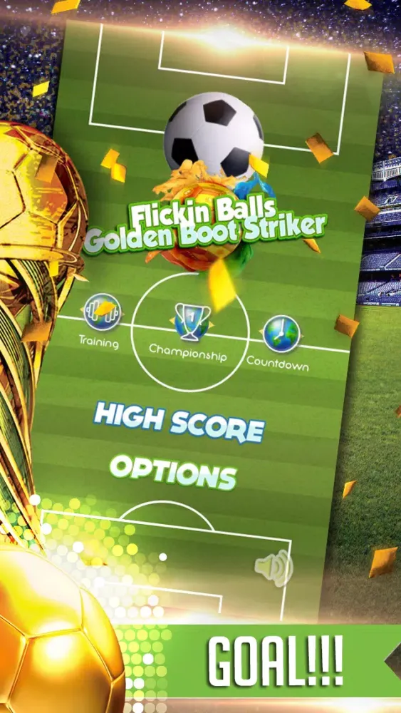 Captures d'écran de Flickin Balls Golden Boot World Soccer Striker