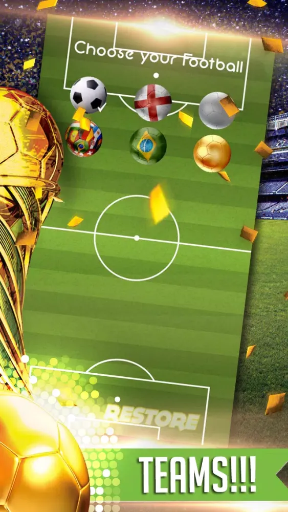Captures d'écran de Flickin Balls Golden Boot World Soccer Striker