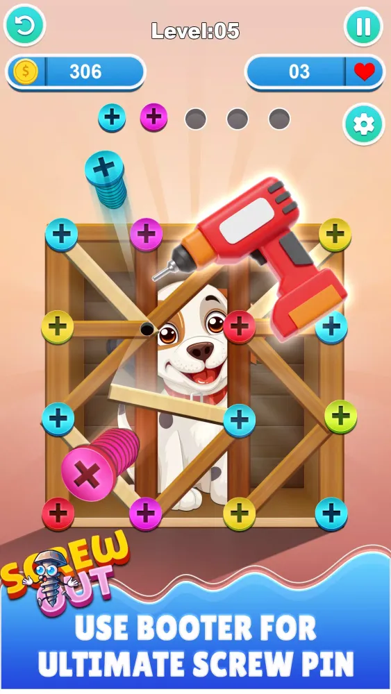 Screw Nut Bolt Puzzle स्क्रीनशॉट