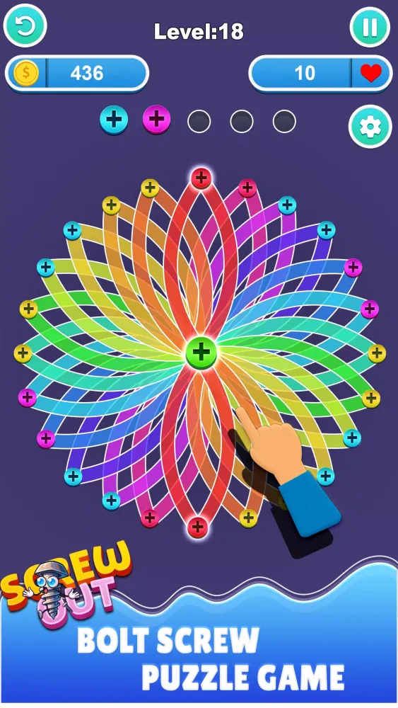 Screw Nut Bolt Puzzle स्क्रीनशॉट
