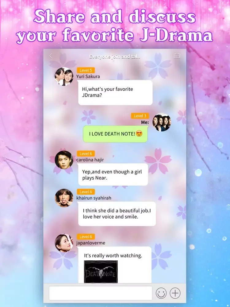 Zrzuty ekranu Tribie Group for Japanese Drama - Fans Chatroom iPad 