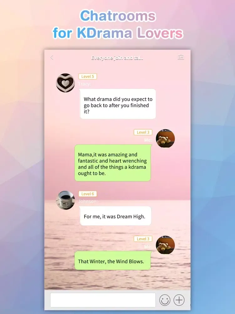 KDrama Tribie for Korean Drama -Chatroom & Group iPad  Ekran Görüntüleri