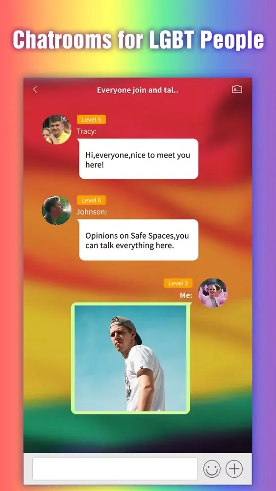 Capturas de pantalla de LGBT Tribie - Chatroom, Group & Dating