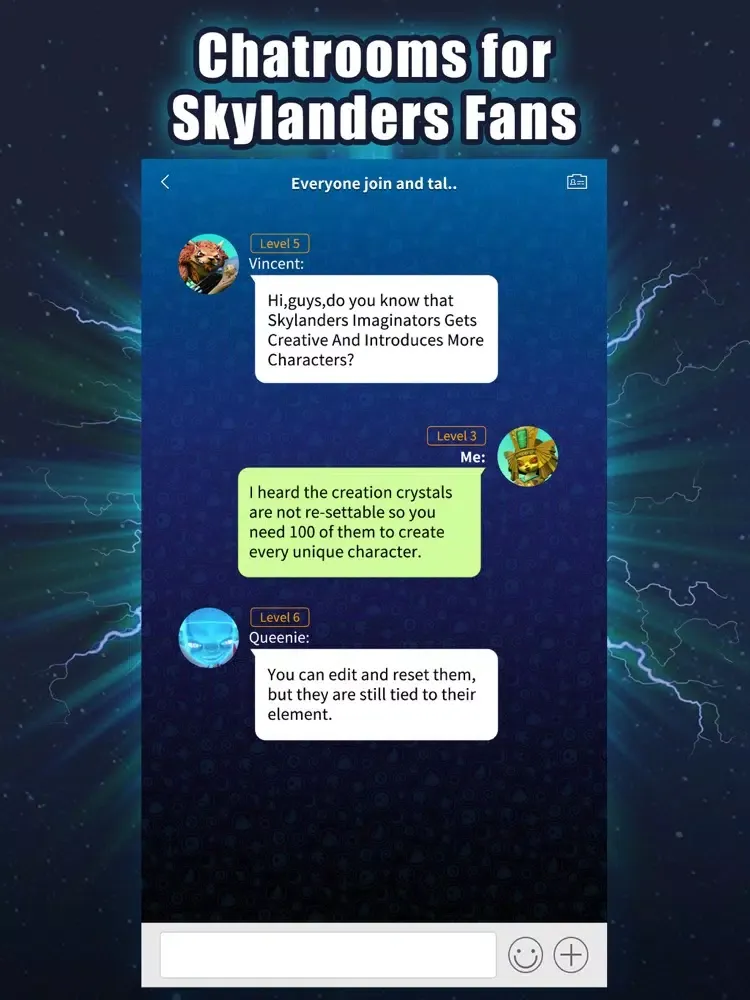 Tribie for Skylanders Imaginators - Chatroom iPad  Screenshots